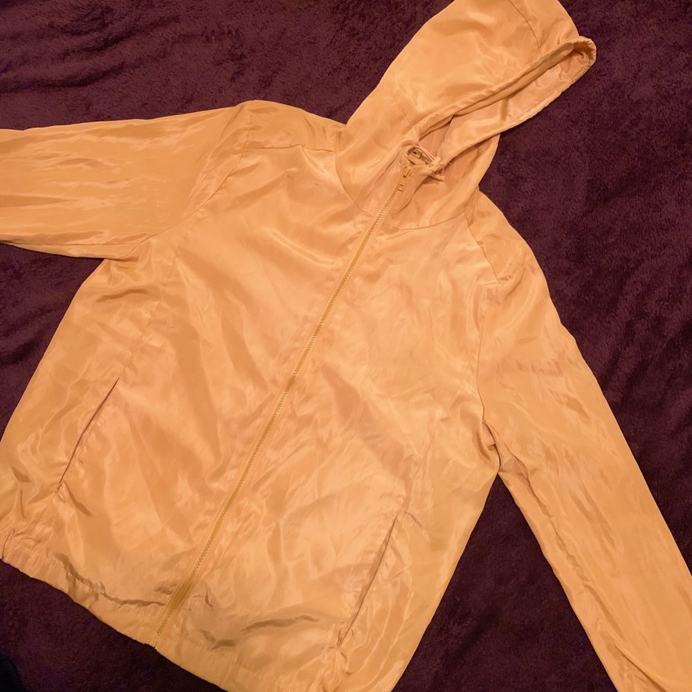 yellow windbreaker